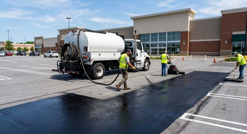 Commercial Parking Lot Sealing in San Antonio, TX