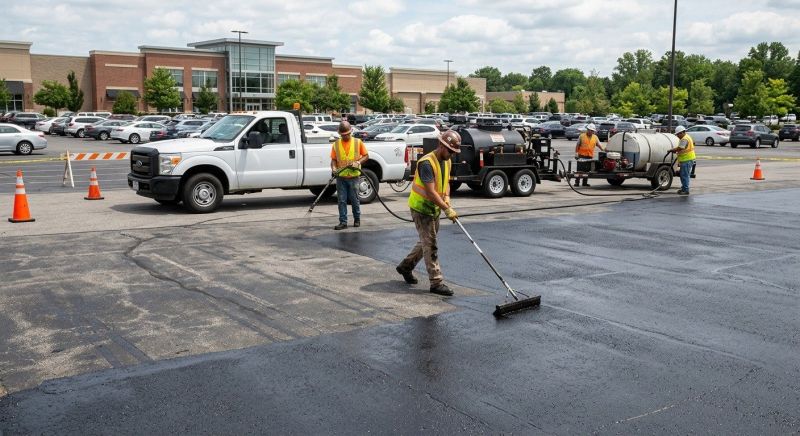 Commercial Pavement Sealing in Grand Rapids, MI
