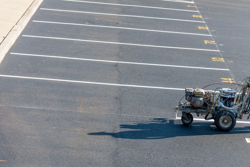 Parking Lot Painting in Roswell, GA